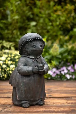 Mrs Hedgehog Large Resin Statue | Home Garden Ornament Peter Rabbit Decor Animal • £89.99