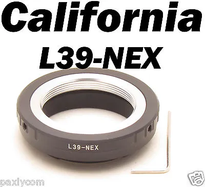 Leica M39 L39 Mm Lens To Sony E Mount Adapter NEX3 NEX5 NEX7 NEX-VG-10 NEX-5N C3 • $13.95