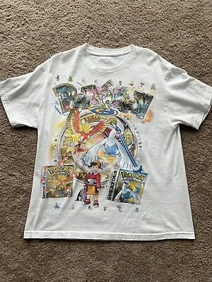 DBruze Pokemon Generation 2 T-Shirt Large White Darien Bruze • $99