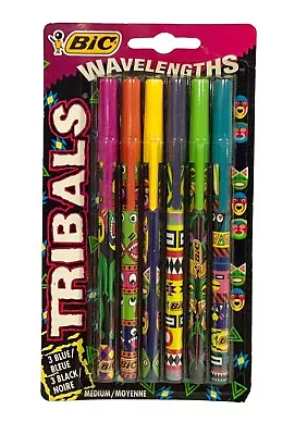 Vintage 1993 Bic Pens Tribal Wavelengths New Factory Sealed • $26.95