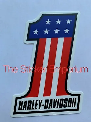 Vintage 1 Harley Davidson Motorcycle Sticker Helmet Tank Toolbox Truck Decal • $5.95