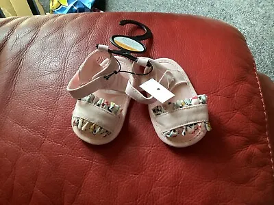 £1 • Buy BNWT Matalan Baby Sandals Shoes 3-6 Months Pink