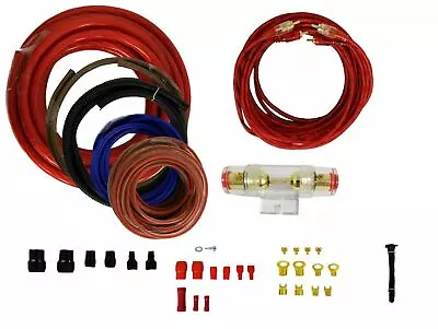 6 Gauge Amplfier Power Kit For Amp Install Wiring Complete RCA Cable Red 1000W • $22.37