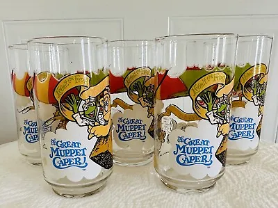1981 Vintage McDonalds The Great Muppet Caper Collector's Set Of 5 Glasses • $29.99