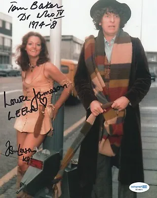 £119.99 • Buy Dr Who Signed Photo Uacc Reg 242 (1) Tom Baker, John Leeson And Louise Jameson,