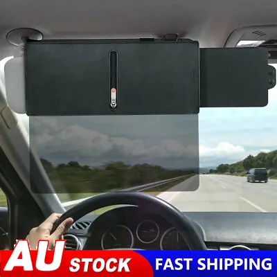 Adjustable Anti-Glare Car Sun Visor Extender Window Sun Shade UV Blocker NEW • $23.91