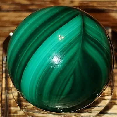 Malachite Crystal Sphere Ball Orb 23.9mm 28g. • $36.99