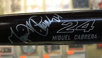 Signed 2004-07 Miguel Cabrera Team Game Issued Zinger Bat Autograph Jsa Full Loa • $1260