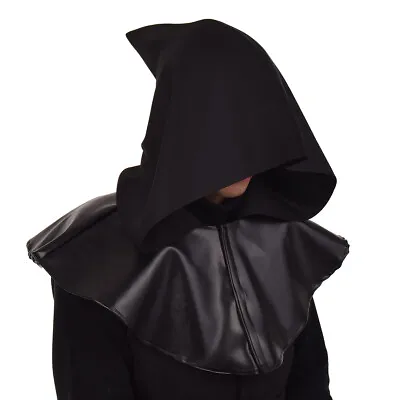 Medieval Monk Priest Friar Cowl Robe Cape Hooded Halloween Cosplay Hat Cape • $15.99