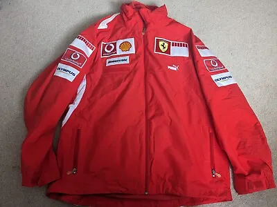 Official Ferrari Puma F1 Team Issue Jacket With Detachable Fleece XL • £269.99