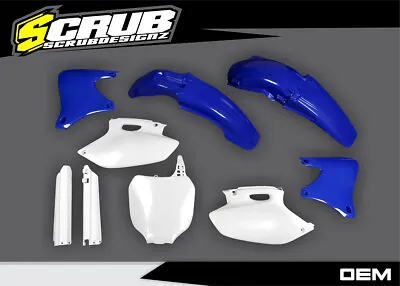 Yamaha YZ400F YZ426F 2000-2002 YZF400 YZF426 White / OEM Plastic Body Kit • $239.90