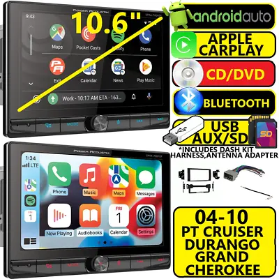 $419.99 • Buy 04-10 Pt Cruiser Durango Grand Cherokee Carplay Android Auto Bluetooth Car Radio