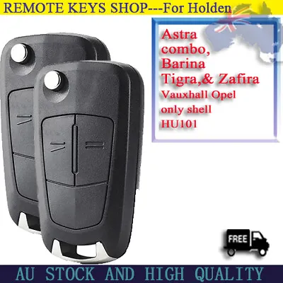 2*Replace For Holden Barina Astra Tigra Combo Remote Key Shell Housing 2Button • $16.99