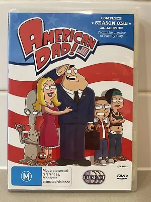 American Dad Season 1 - 3 Disc | DVD Region 4 (PAL) (Australia) Free Post • $6