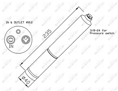 Dryer Air Conditioning Nrf 33224 For Infinitinissan • £15.28