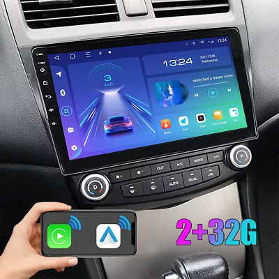 For Honda Accord 7 2003-2007 Apple CarPlay Android 12 Car Stereo Radio GPS Wifi • $130