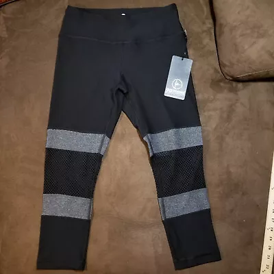 Nwt Reflex 90 Degree Yoga Pants $78 Msrp Black Style Cw64100 Medium • $12.95