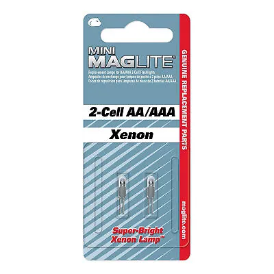 Genuine Sealed Mini Maglite AA + AAA 2 Cell Replacement Bulbs Multipack Options • $15.22