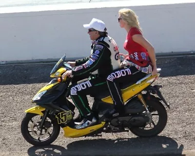 John Force & Courtney Force Close Up Shot 8x10 Glossy Photo #4 • $2.69