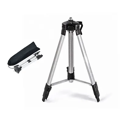 1.2M / 1.5M Aluminum Laser Level Tripod Adjustable Height Stand For Laser Level • £13.99