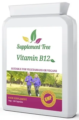Vitamin B12 Methylcobalamin 1mg(1000mcg) 120 Capsules Not Tablets Immune Fatigue • £8.97