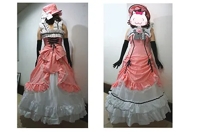 Brand New Kuroshitsuji Black Butler Ciel Phantomhive Cosplay Costume Set Pink  • $59.99