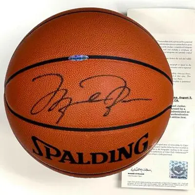 Michael Jordan Autograph Signed Spalding Official NBA Game Basketball UDA COA • $6745.49