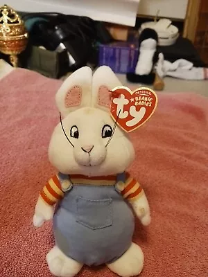 Ty Beanie MAX Plush (Nick Jr MAX & RUBY) Bunny Rabbit 2010 Retired • $2.99