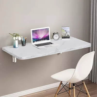 Folding Wall Mounted Table Drop-leaf Dining Computer Desks Kitchen Storage Shelf • £20.95