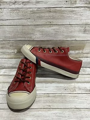 Pro Keds Royal Lo Vintage Sneakers Trainers Red Leather Sz Women 8 Men 6.5 Shoes • $33.03