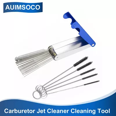 Carb Jet Cleaning Tools Carburetor Wire Cleaner Set For Motorcycle ATV Parts • $13.98