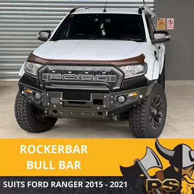 Ps4x4 Rockerbar Bull Bar To Suit Ford Ranger 2015 -2021 Px2 Px3 • $1199