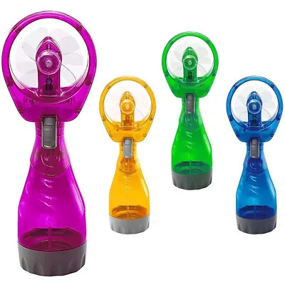 Water Spray Mist Fan Cooling Holiday Travel Portable Hand Pocket Bottle Office • £50