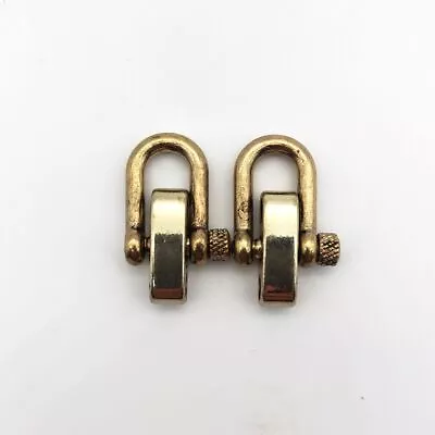2pcs High Quality Alloy Adjustable Small U Shape Anchor Shackle Buckle Outdoor • $10.43