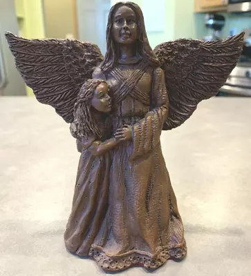 Vtg G Ruggeri Italy Guardian Angel Child Little Girl Sculpture Statue 1275/2500 • $40