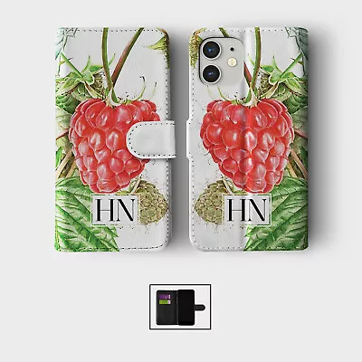 Personalised Flip Wallet Phone Case For Iphone 15 14 13 12 11 Se 8 Fruit Veggies • £8.99