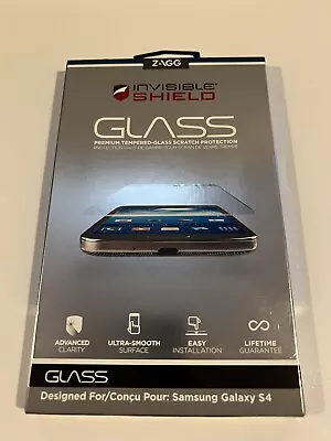 Zagg Invisible Shield Glass For Samsung Galaxy S4 New In Package • $10.70