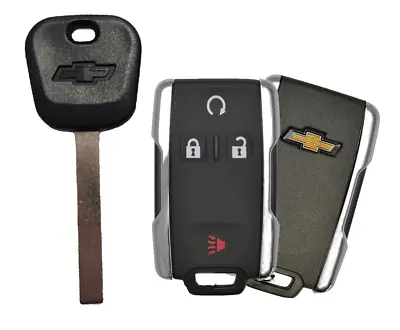 $34.99 • Buy B119 Transponder (49E) Key + Remote M3N-32337100 For Chevrolet Colorado 2015-21