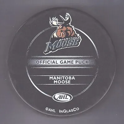 GAME PUCK - AHL MANITOBA MOOSE 2010-2011 OFFICIAL - #andr1a - LAST1 • $27.99