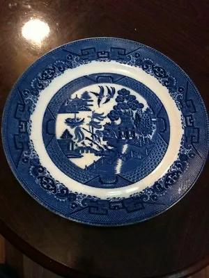£9.67 • Buy Lovely Solian Ware/ Soho Pottery Willow Pattern Large Plate