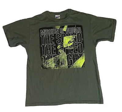 Rare! MISSION OF BURMA 2009 The Sound The Speed Indie Punk Tour T Shirt Sz M • $24.99