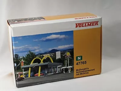 N Scale Vollmer #47765  McDonald's Fast Food Restaurant With McDrive   KIT • $48