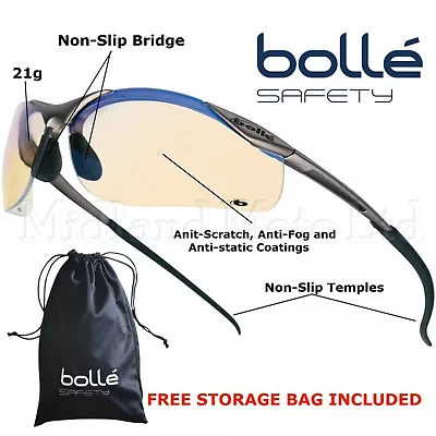 £12.52 • Buy Bolle Contour ESP Lens Safety Glasses.  CONTESP