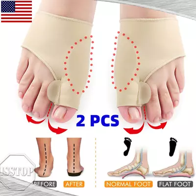 Bunion Corrector Silicon Orthopedic Big Toe Bunion Splint Straightener Separator • $4.84