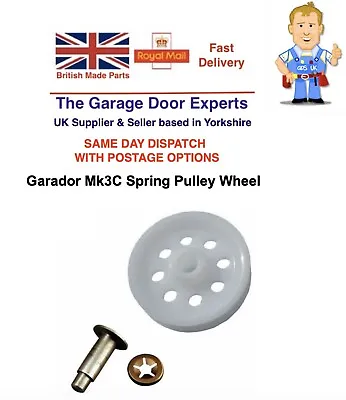 Garador Mk3C Spring Pulley REPAIR KIT PN57 Garage Door Spring Cable Roller Wheel • £5.95