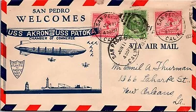 Goldpath: Us Air Mail U.s.s. Akron Cv494_p26 • $1