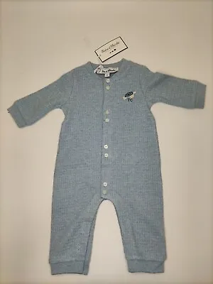 Tartine Et Chocolat Baby Boys Blue Sleepsuit 6 Months • £17.09