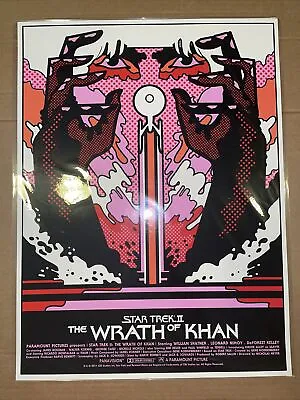 STAR TREK II: THE WRATH OF KHAN- MONDO Poster Print 56/220 WBYK WE BUY YOUR KIDS • $247