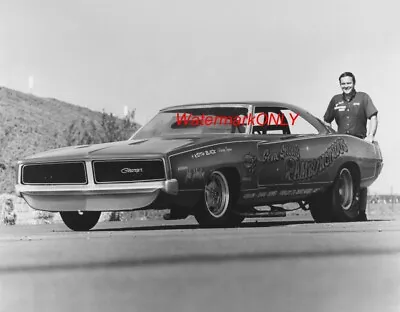 $9.99 • Buy Gene Snow & His  Rambunctious  1969 Dodge Charger NITRO Funny Car PHOTO!! #(88)