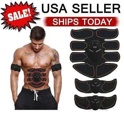 Electric Muscle Toner Machine ABS Toning Belt Simulation Fat Burner Belly Shaper • $13.99